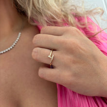 14K GOLD DIAMOND JENNA NAIL RING