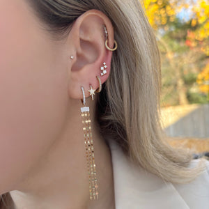 14K GOLD DIAMOND CANDACE EARRINGS