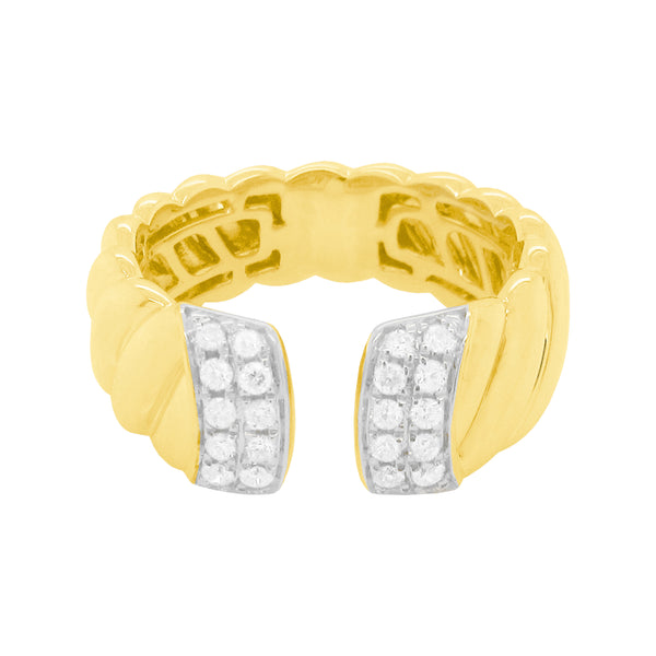 14K GOLD DIAMOND BETH RING