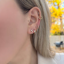 14K GOLD DIAMOND STEPH STUDS