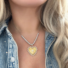 14K GOLD DIAMOND HALSEY HEART CHARM