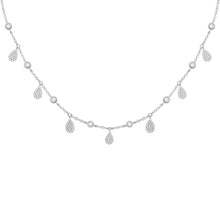 14K GOLD DIAMOND LARGE ELIZABETH NECKLACE