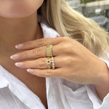 14K GOLD DIAMOND PAULINA RING