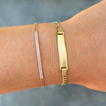 14K GOLD DARA ID BRACELET