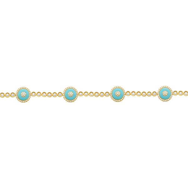 14K GOLD LAPIS GIGI BRACELET – Jen K Online