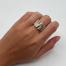 14K GOLD DIAMOND PEARL LEYA RING