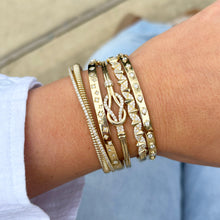 14K GOLD DIAMOND KIKI BANGLE