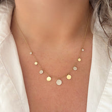 14K GOLD DIAMOND ROWAN NECKLACE