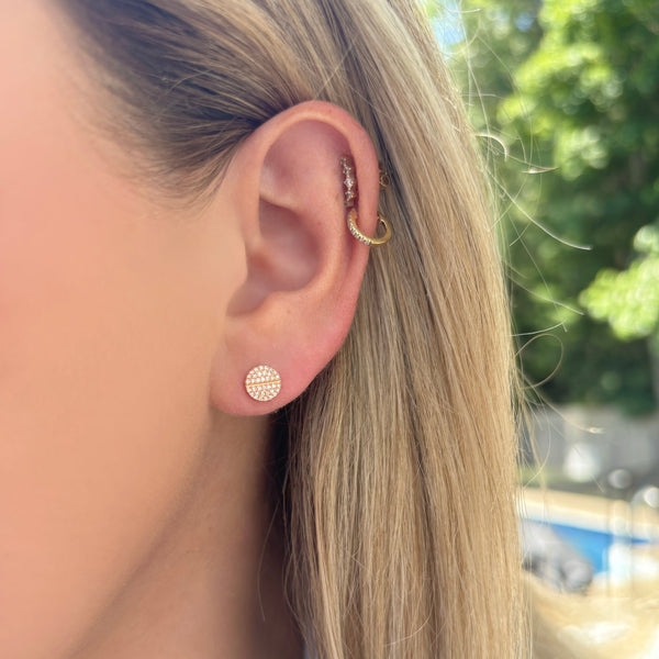 14K GOLD DIAMOND LEXI STUDS