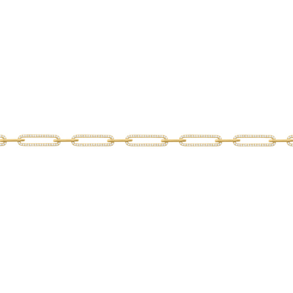 14K GOLD DIAMOND CELINE BRACELET