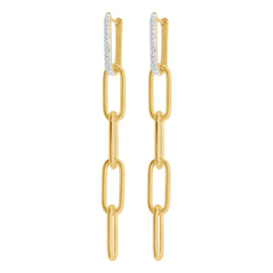 14K GOLD DIAMOND ALEXIA EARRINGS