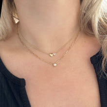 14K GOLD DIAMOND DALIA NECKLACE