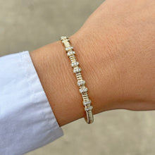 14K GOLD DIAMOND EVA FLEX BANGLE