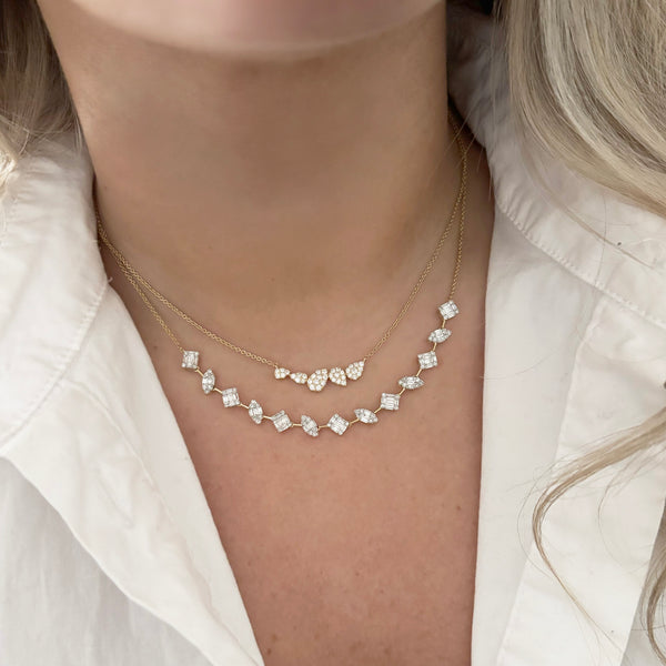 14K GOLD DIAMOND LIEL NECKLACE