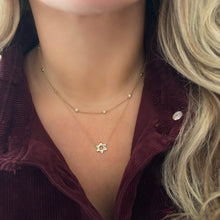 14K GOLD DIAMOND RONIT STAR OF DAVID NECKLACE