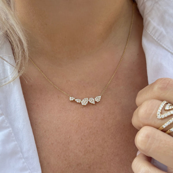 14K GOLD DIAMOND LIEL NECKLACE