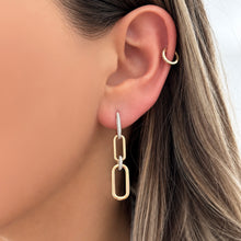 14K GOLD DIAMOND GILLIAN EARRINGS