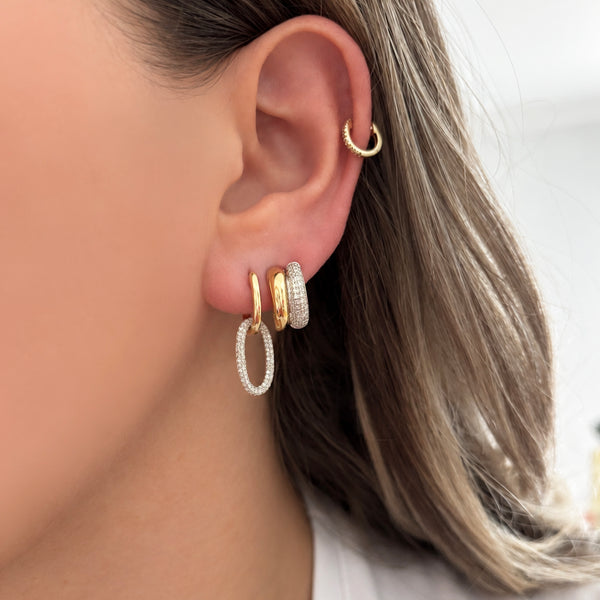 14K GOLD DIAMOND MAIA EARRINGS