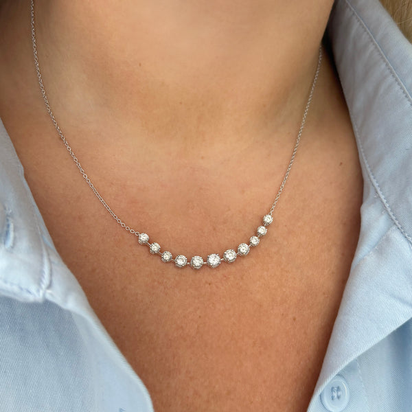14K GOLD DIAMOND ANDREA NECKLACE