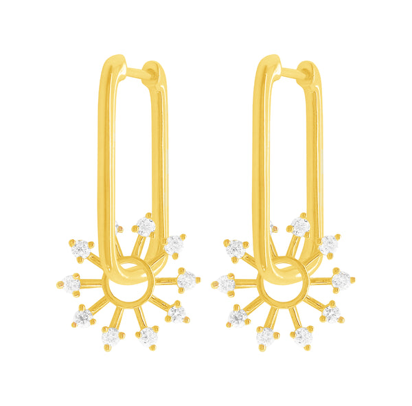 14K GOLD DIAMOND ASTRID EARRINGS