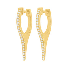 14K GOLD DIAMOND MINI TYLER EARRINGS