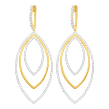 14K GOLD DIAMOND REESA EARRINGS