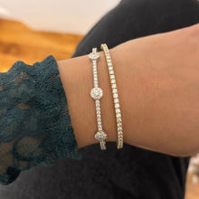 14K GOLD DIAMOND ANGELA FLEX BANGLE