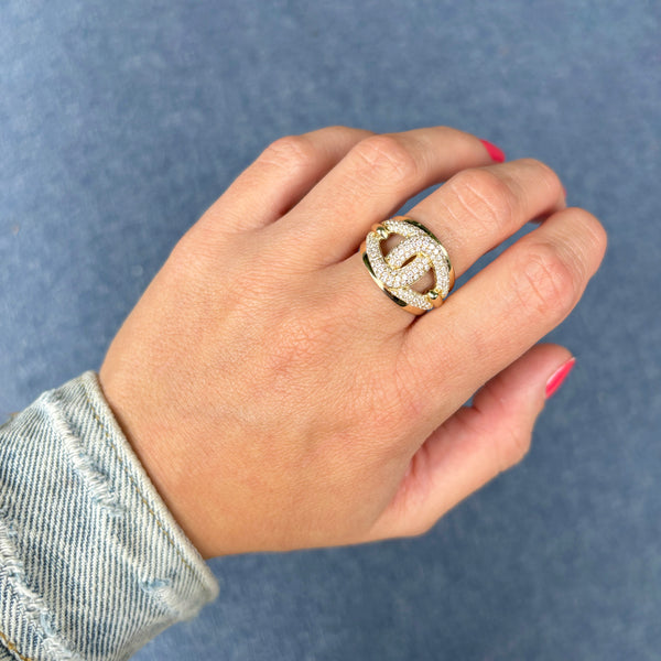 14K GOLD DIAMOND BRENDA RING