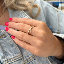 14K GOLD DIAMOND FAYE RING