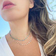 14K GOLD MOTHER OF PEARL ARIELLE NECKLACE