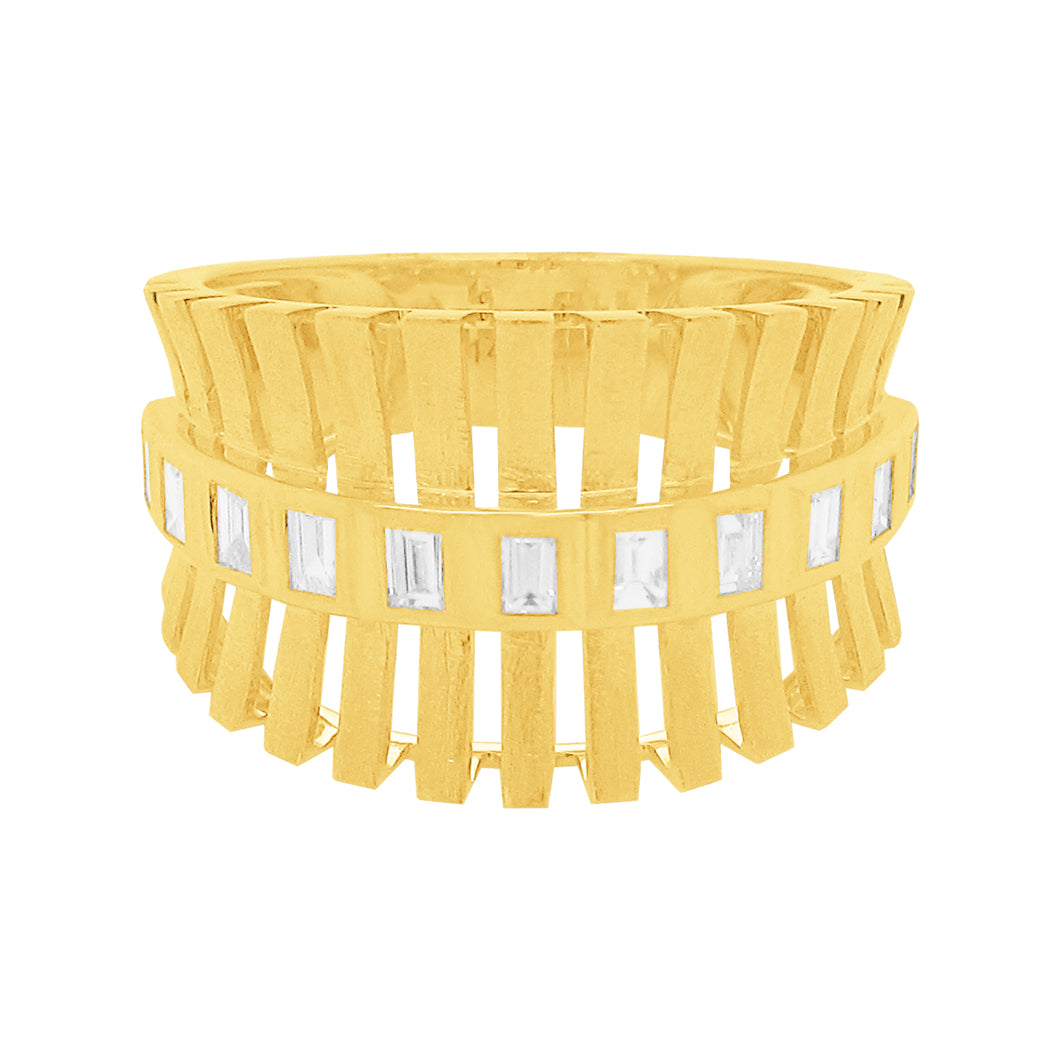 14K GOLD DIAMOND LAYLA RING