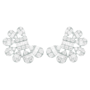 14K GOLD DIAMOND CALISTA EARRINGS