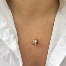 14K GOLD RUBY ETERNITY BEAD