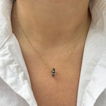 14K GOLD SAPPHIRE ETERNITY BEAD