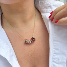 14K GOLD RUBY ETERNITY BEAD