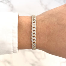 14K TWO-TONE GOLD DIAMOND DELIA BRACELET