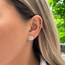 14K GOLD DIAMOND SHARI STUDS