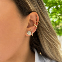 14K GOLD DIAMOND SHARI STUDS