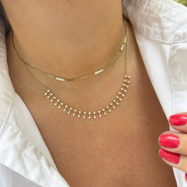 14K GOLD DIAMOND FELICITY NECKLACE