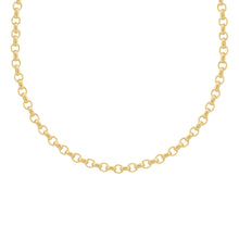 14K GOLD 18" ROLO CHAIN NECKLACE