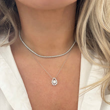14K GOLD DIAMOND AUBREY PEAR NECKLACE