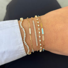 14K GOLD DIAMOND REBECCA BRACELET