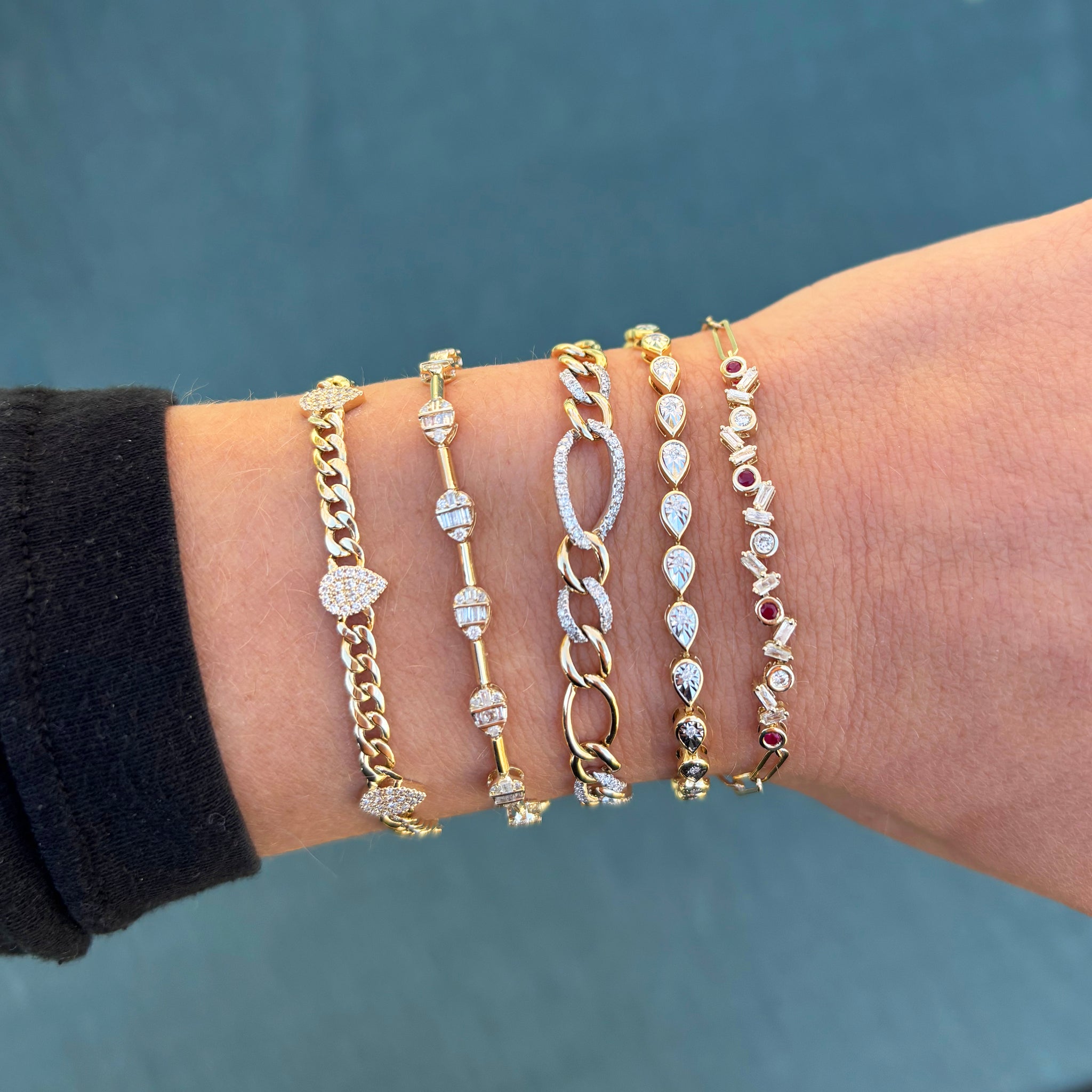 14K GOLD DIAMOND JULIA BRACELET – Jen K Online