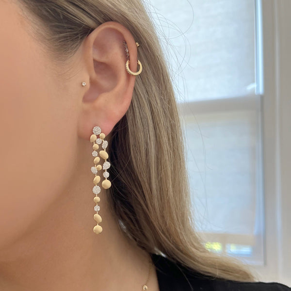 14K GOLD DIAMOND SAMMI EARRINGS