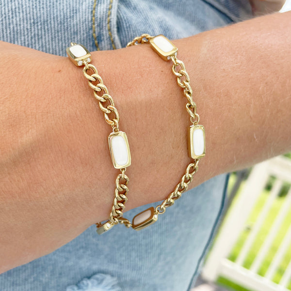 14K GOLD LAPIS GIGI BRACELET – Jen K Online