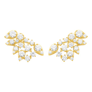 14K GOLD DIAMOND LIVI EARRINGS