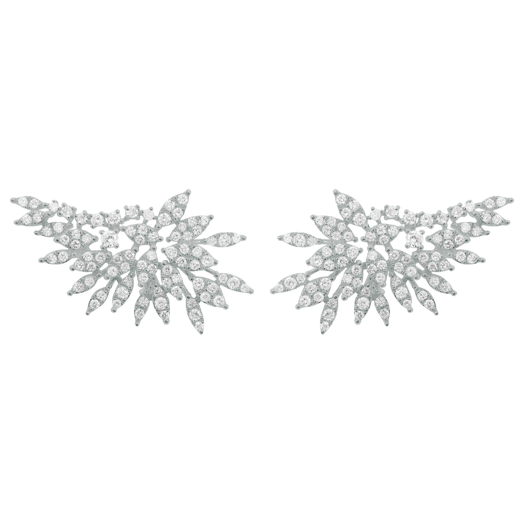 14K GOLD DIAMOND MILLIE EARRINGS