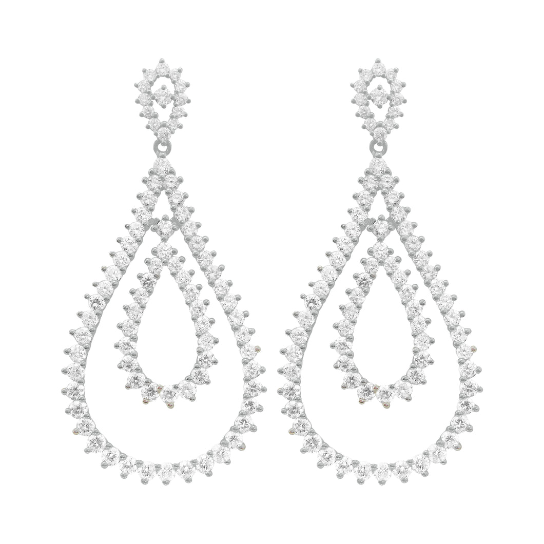 14K GOLD DIAMOND HAYDEN EARRINGS