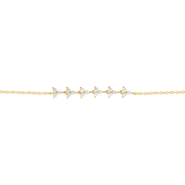 14K GOLD DIAMOND HEATHER BRACELET