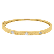 14K GOLD DIAMOND MIRANDA BANGLE